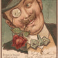 GERMAN COMIC ANTIQUE POSTCARD