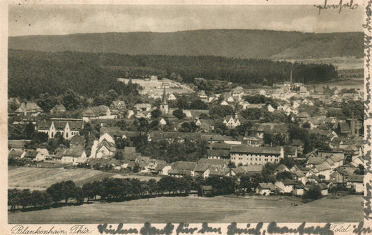 GERMANY BLANKENHAIN THUR ANTIQUE POSTCARD