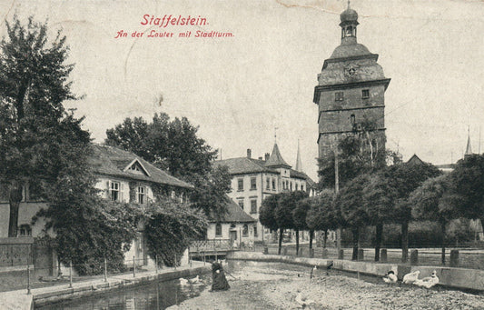 GERMANY STAFFELSTEIN ANTIQUE POSTCARD