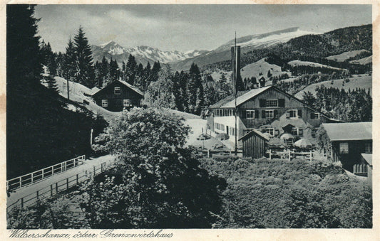 AUSTRIA WALSERSCHANZ ANTIQUE POSTCARD