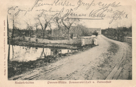 GERMANY NIEDERKRUCHTEN ANTIQUE POSTCARD