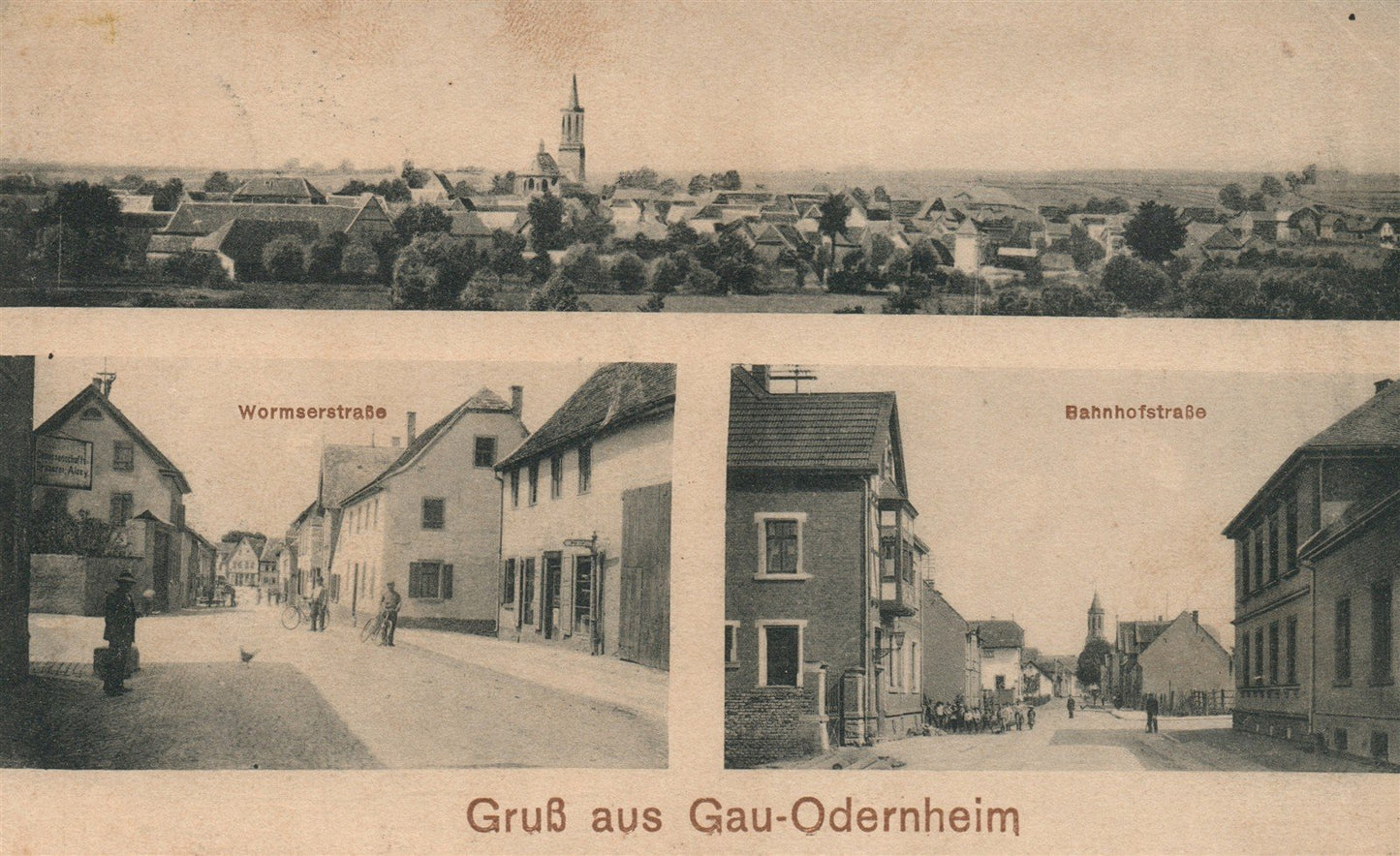 GERMANY GAU-ODERNHEIM ANTIQUE POSTCARD