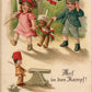 KIDS TOYS GERMAN ANTIQUE POSTCARD