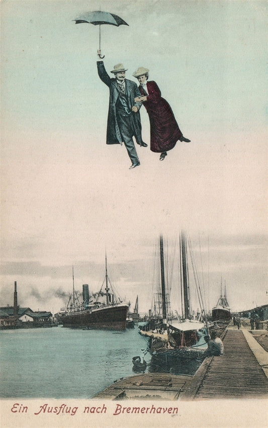 GERMANY BREMERHAVEN ANTIQUE POSTCARD