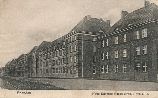 GERMANY SPANDAY MILITARY BARRACKS ANTIQUE POSTCARD