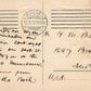 GERMAN BIER DRINKING ADVERTISING ANTIQUE POSTCARD