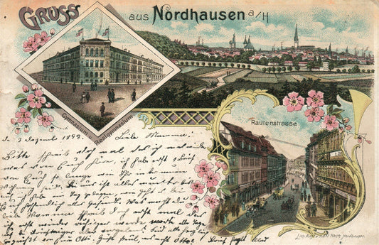 GERMANY NORDHAUSEN a/H ANTIQUE POSTCARD