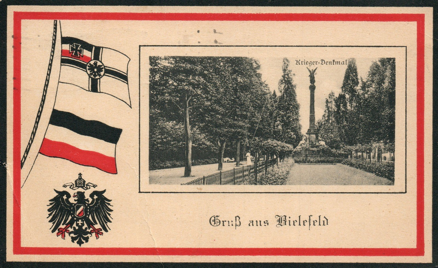 GERMANY BIELEFELD ANTIQUE POSTCARD
