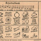 GERMANY SCHNITZELBANK Judaica ANTIQUE POSTCARD