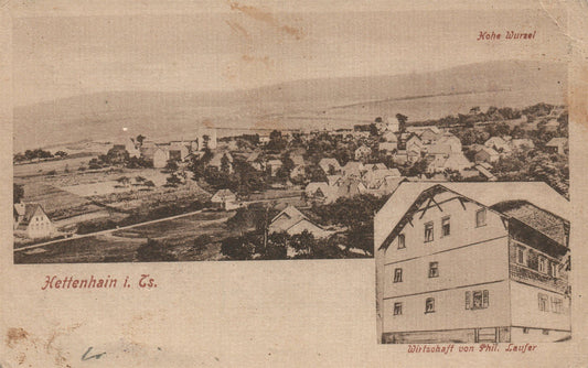 GERMANY HETTENHAIN ANTIQUE POSTCARD