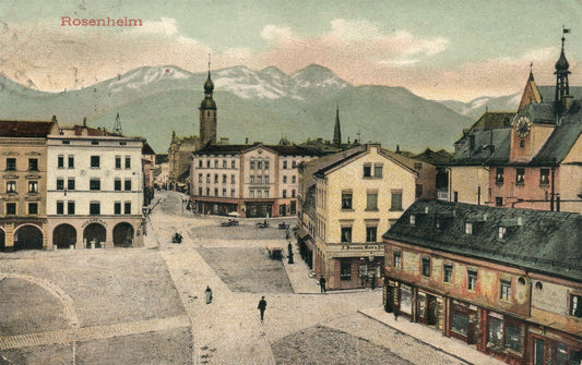 GERMANY ROSENHEIM ANTIQUE POSTCARD
