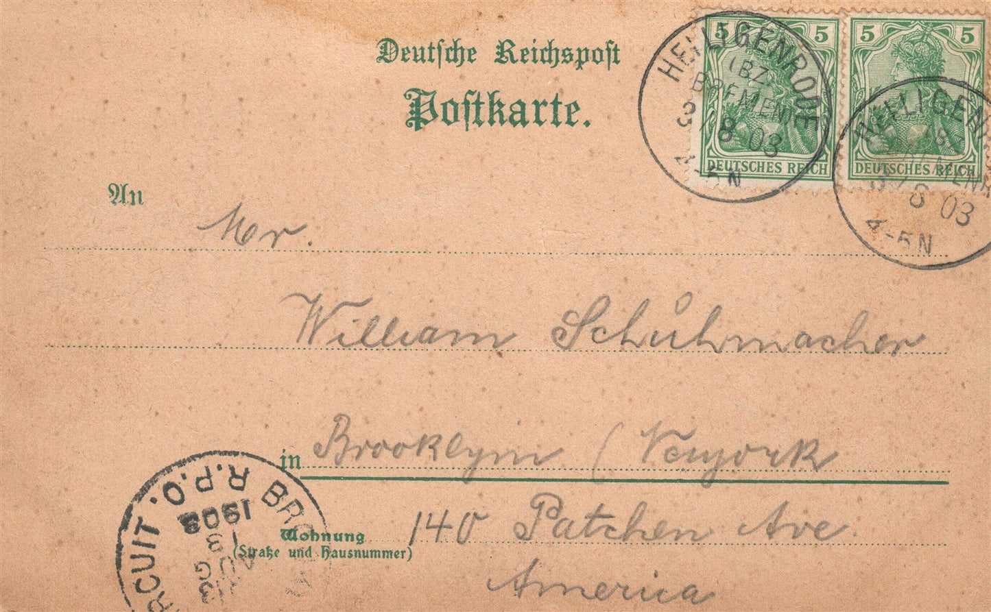 GERMANY KLOSTER HEILIGENRODE ANTIQUE POSTCARD