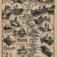 GERMANY GRUSS VON DER MOSEL ANTIQUE POSTCARD
