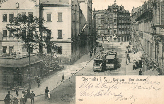 GERMANY CHEMNITZ ANTIQUE POSTCARD