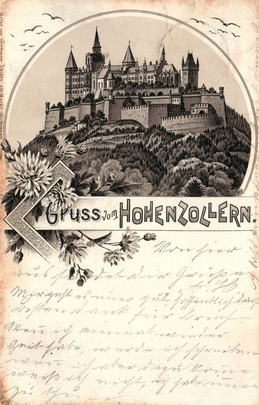 GERMANY HOHENZOLLERN ANTIQUE POSTCARD
