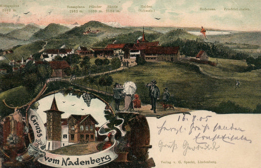 GERMANY NADENBERG ANTIQUE POSTCARD