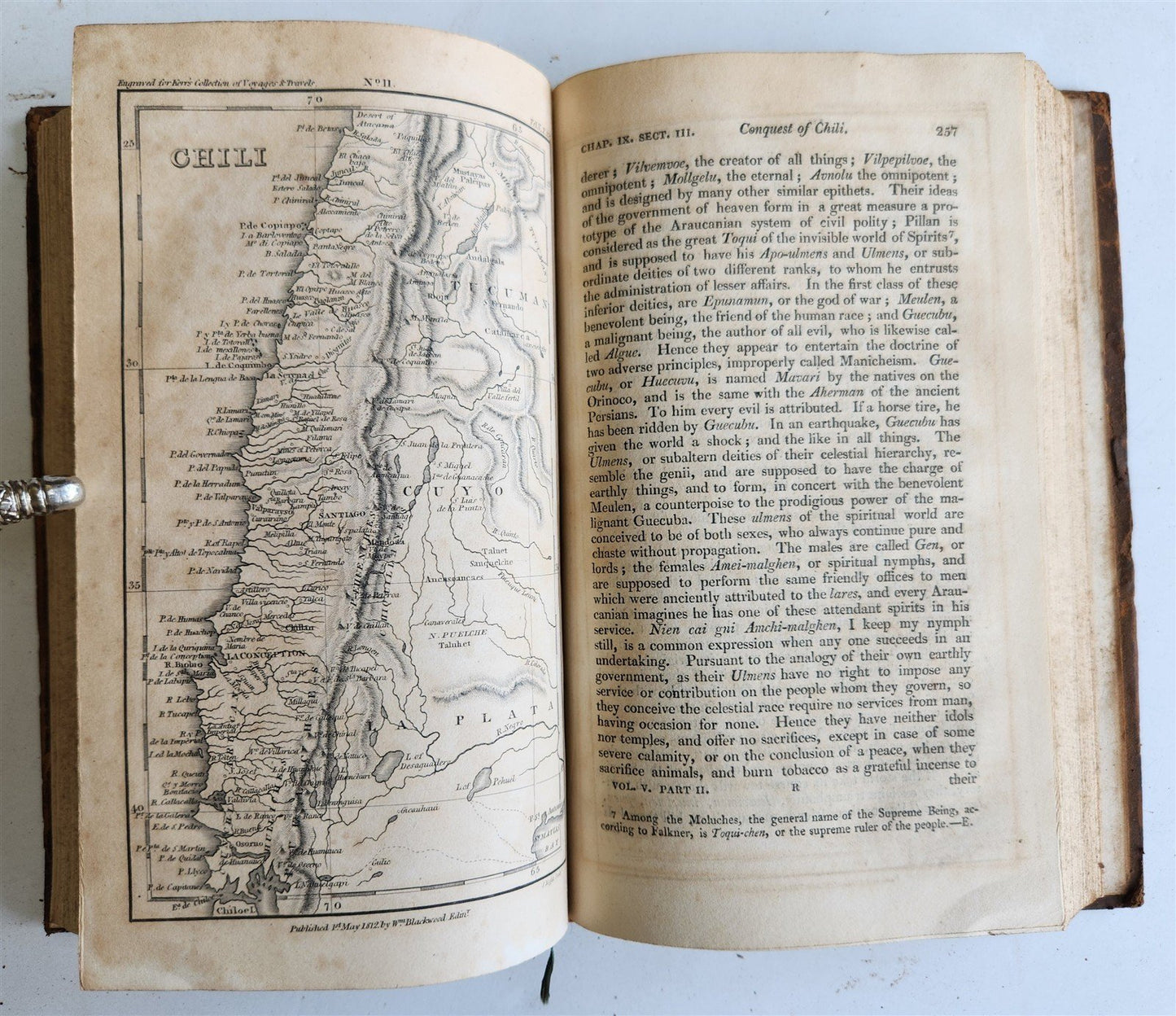 1811 GENERAL HISTORY COLLECTION of VOYAGES & TRAVELS R. KERR antique ILLUSTRATED