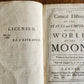 1687 COMICAL HISTORY of STATES & EMPIRES of the WORLDS of the MOON & SUN antique