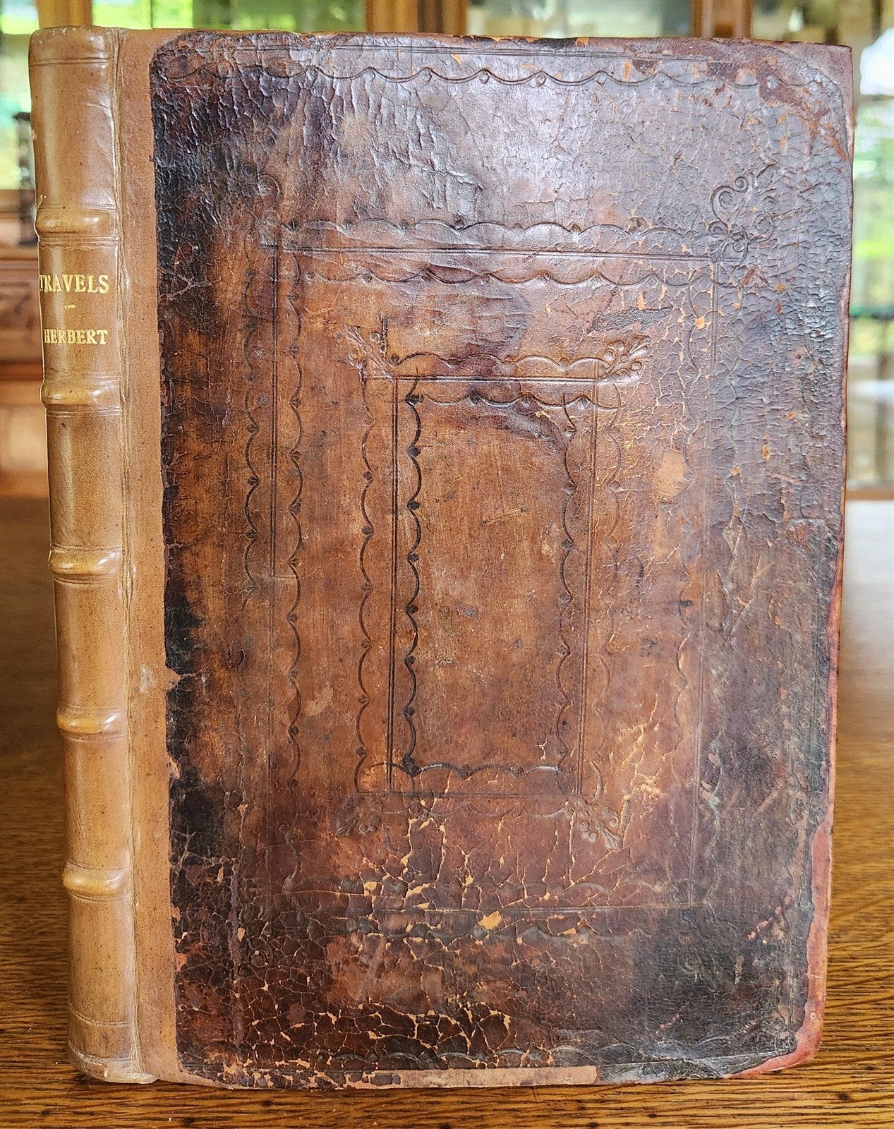 1634 DESCRIPTION of PERSIAN MONARCHY illustrated ANTIQUE in ENGLISH Th.Herbert