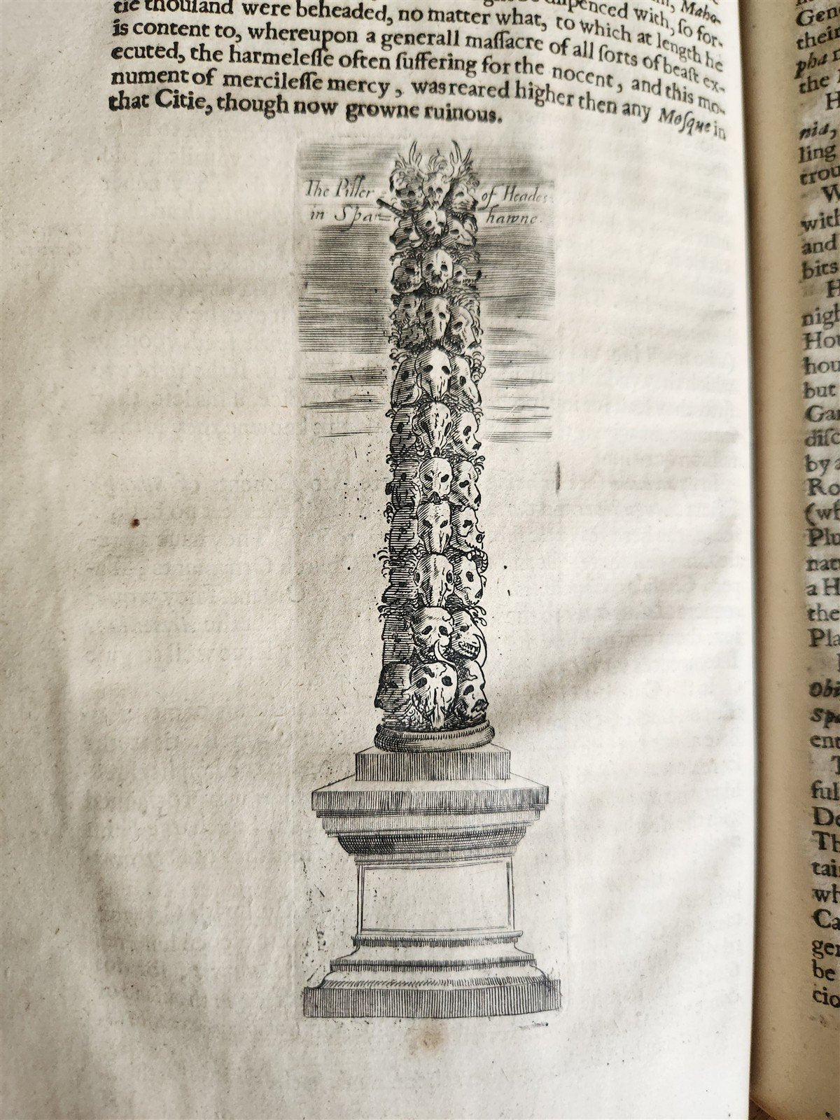 1634 DESCRIPTION of PERSIAN MONARCHY illustrated ANTIQUE in ENGLISH Th.Herbert
