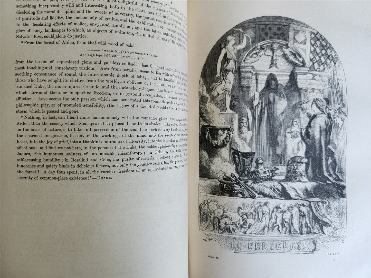 1858 PLAYS of SHAKESPEARE 3 VOLUMES illustrated ANTIQUE in ENGLISH