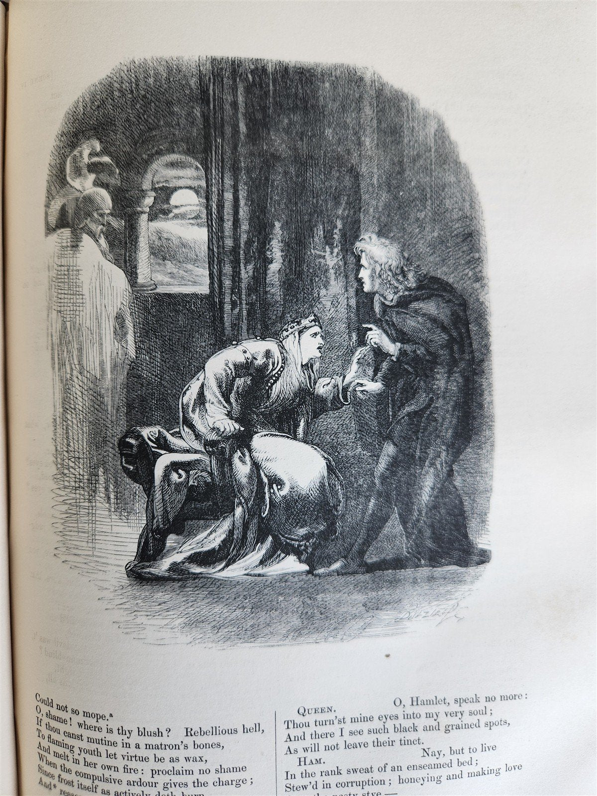 1858 PLAYS of SHAKESPEARE 3 VOLUMES illustrated ANTIQUE in ENGLISH