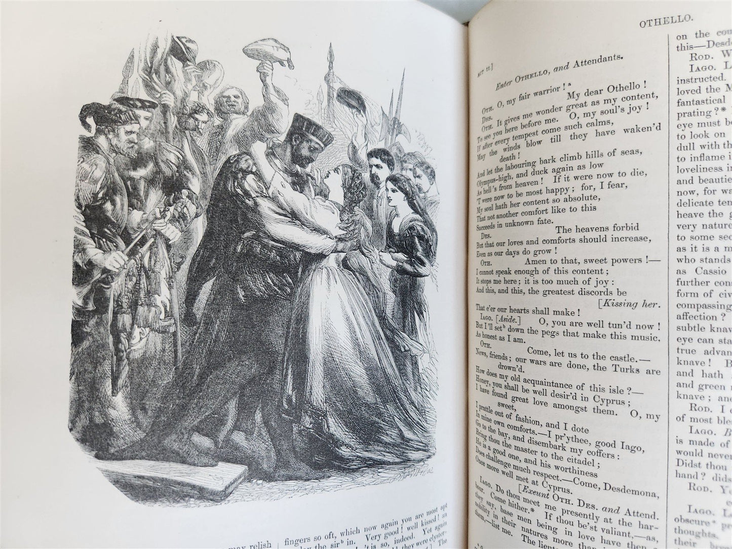 1858 PLAYS of SHAKESPEARE 3 VOLUMES illustrated ANTIQUE in ENGLISH