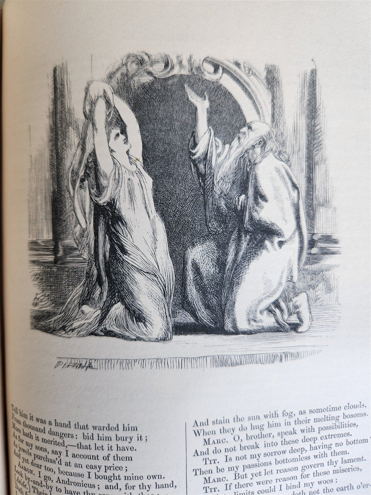 1858 PLAYS of SHAKESPEARE 3 VOLUMES illustrated ANTIQUE in ENGLISH