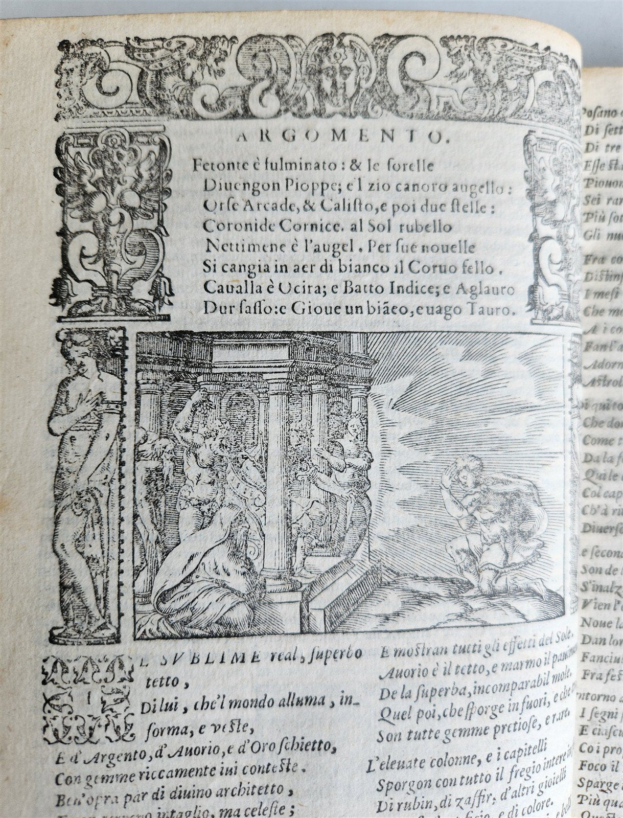 1578 LE METAMORFOSI DI OVIDIO antique BEAUTIFULLY ILLUSTRATED RARE 16th CENTURY!