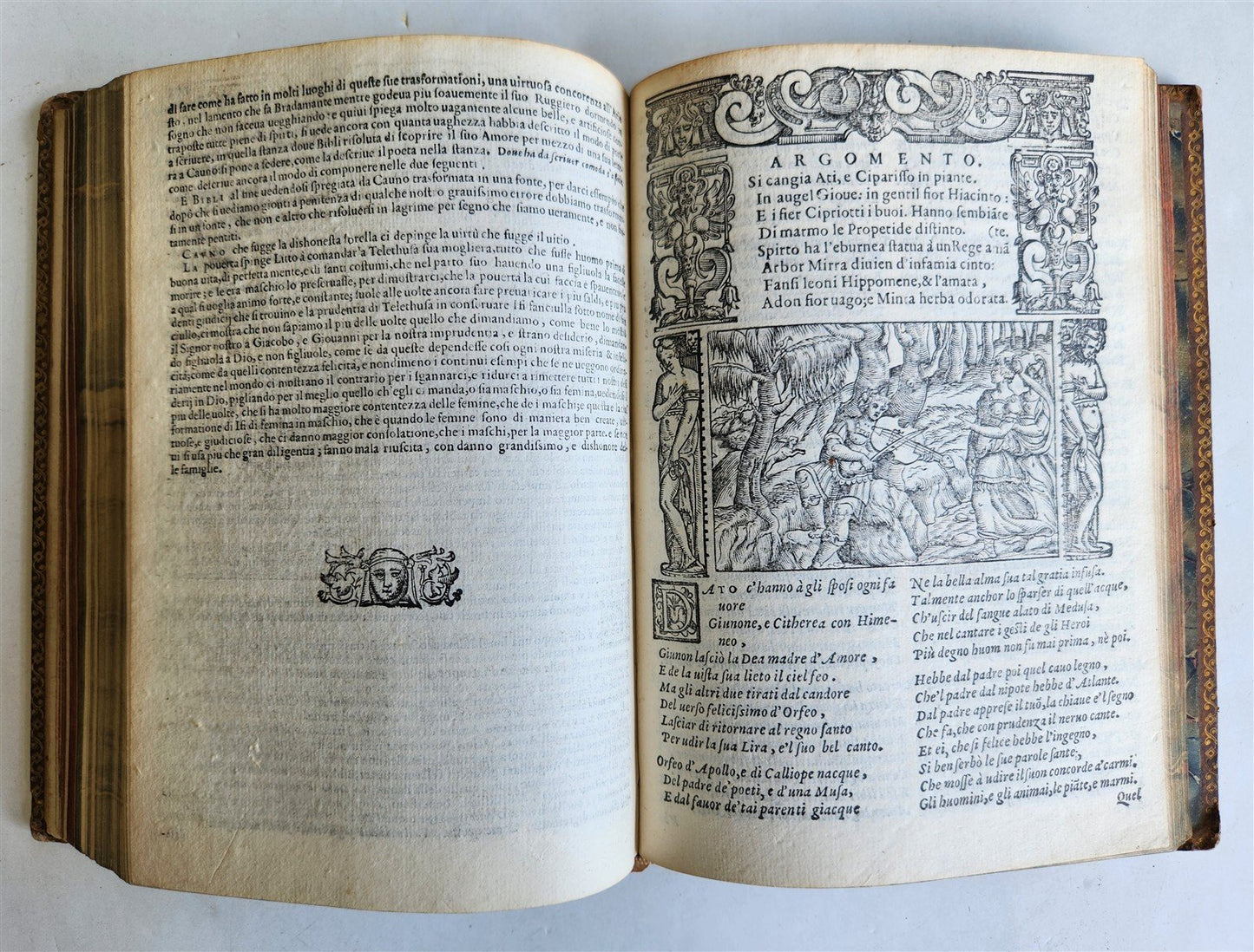 1578 LE METAMORFOSI DI OVIDIO antique BEAUTIFULLY ILLUSTRATED RARE 16th CENTURY!