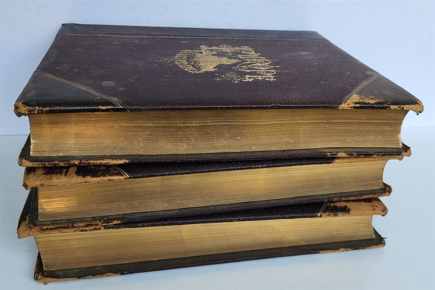 1879 PICTURESQUE EUROPE GREAT BRITAIN & CONTINENT 3 VOLUMES illustrated ANTIQUE