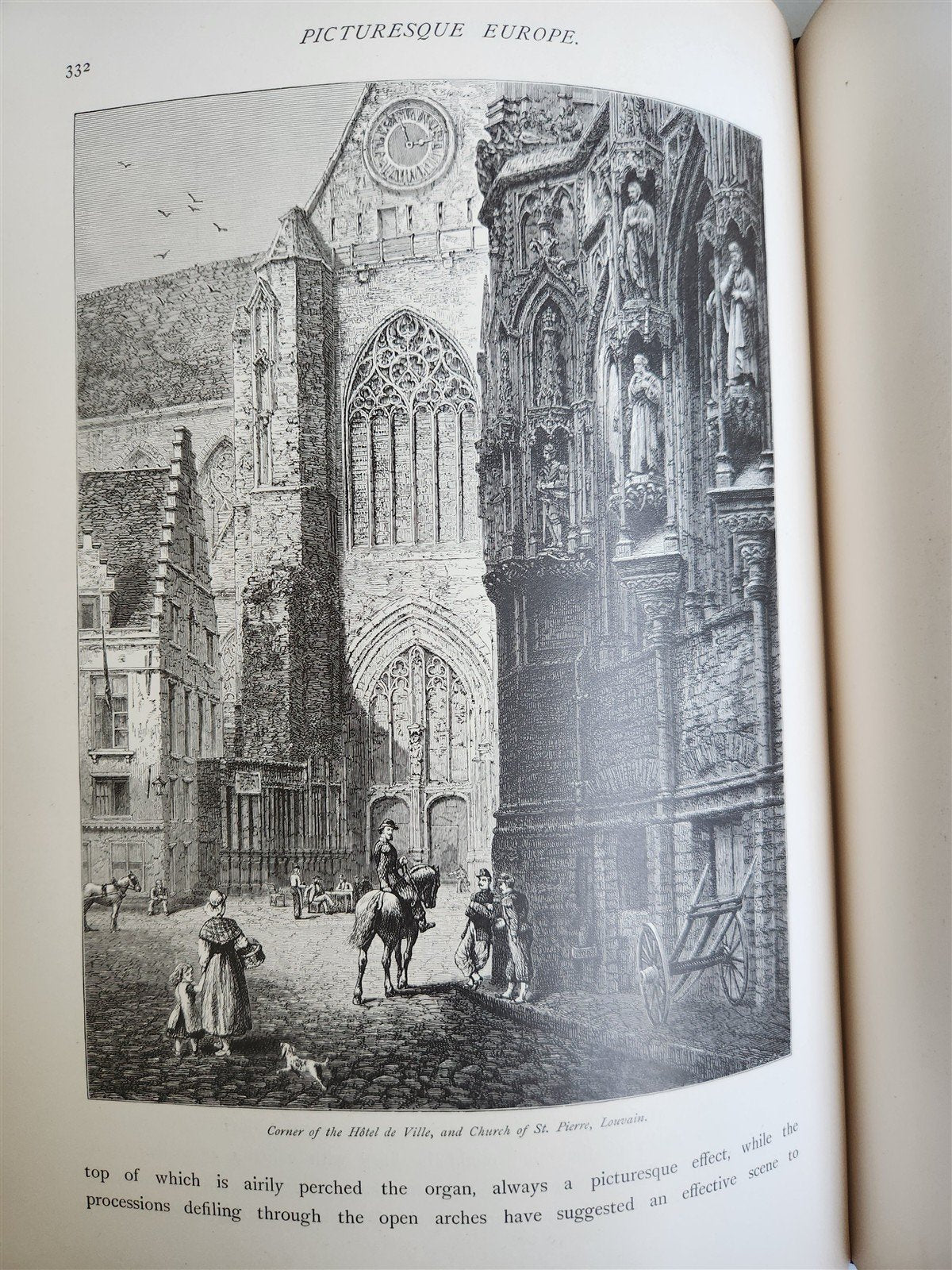 1879 PICTURESQUE EUROPE GREAT BRITAIN & CONTINENT 3 VOLUMES illustrated ANTIQUE