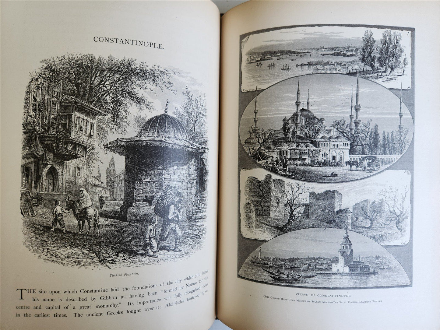 1879 PICTURESQUE EUROPE GREAT BRITAIN & CONTINENT 3 VOLUMES illustrated ANTIQUE