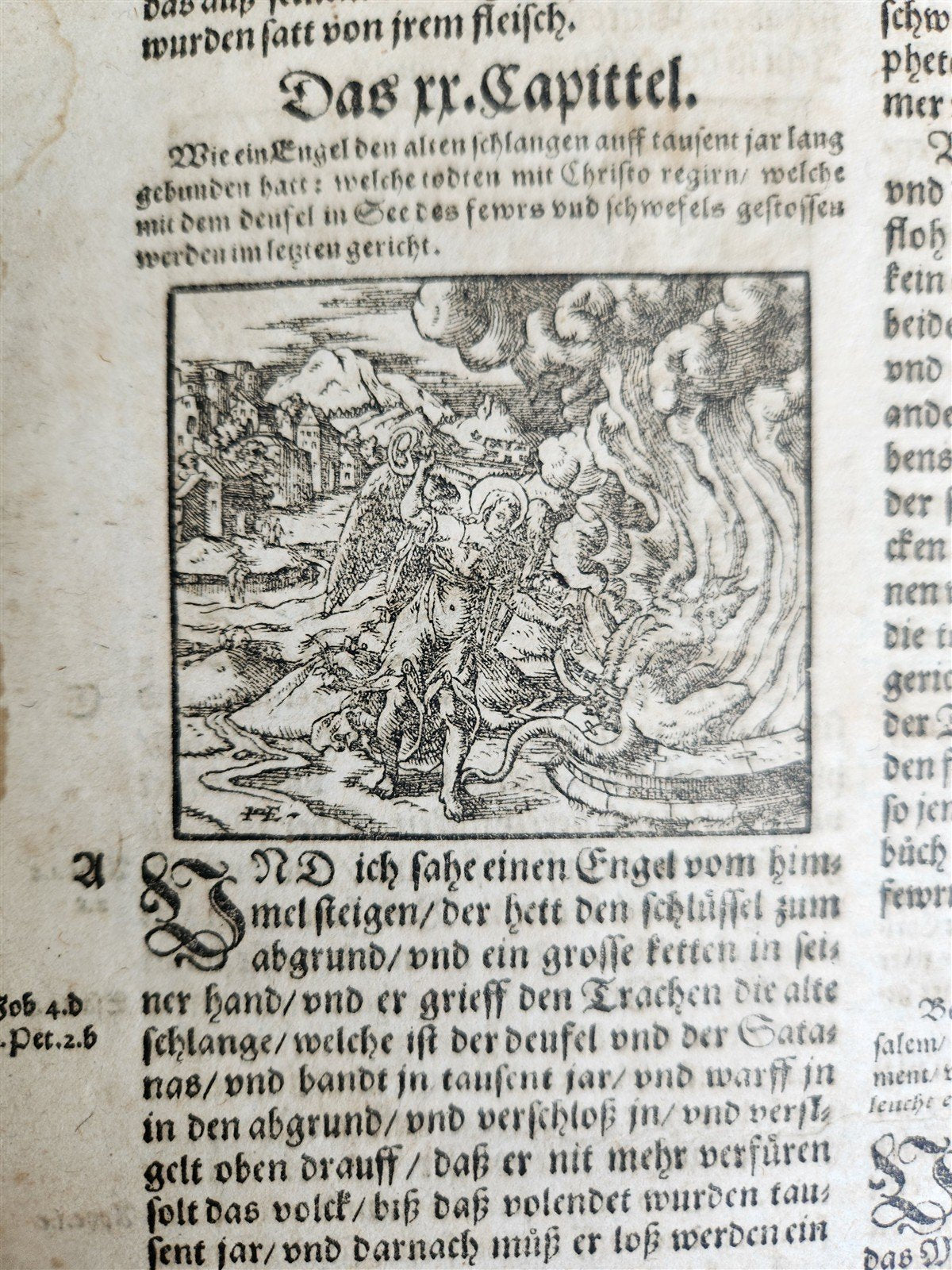 1590 BIBLE in GERMAN ILLUSTRATED by Bocksberger & J. Amman FOLIO antique GERMAN