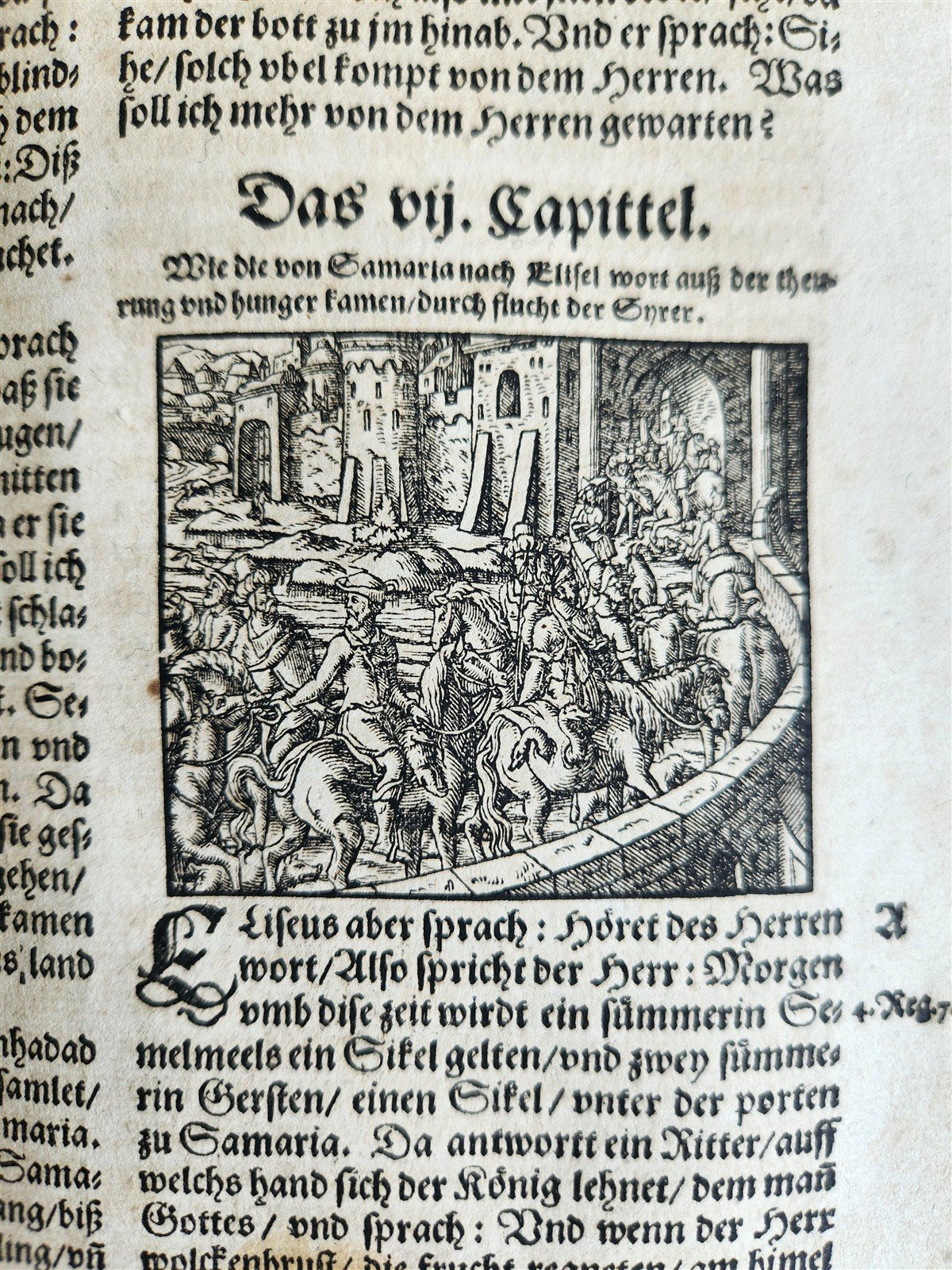 1590 BIBLE in GERMAN ILLUSTRATED by Bocksberger & J. Amman FOLIO antique GERMAN