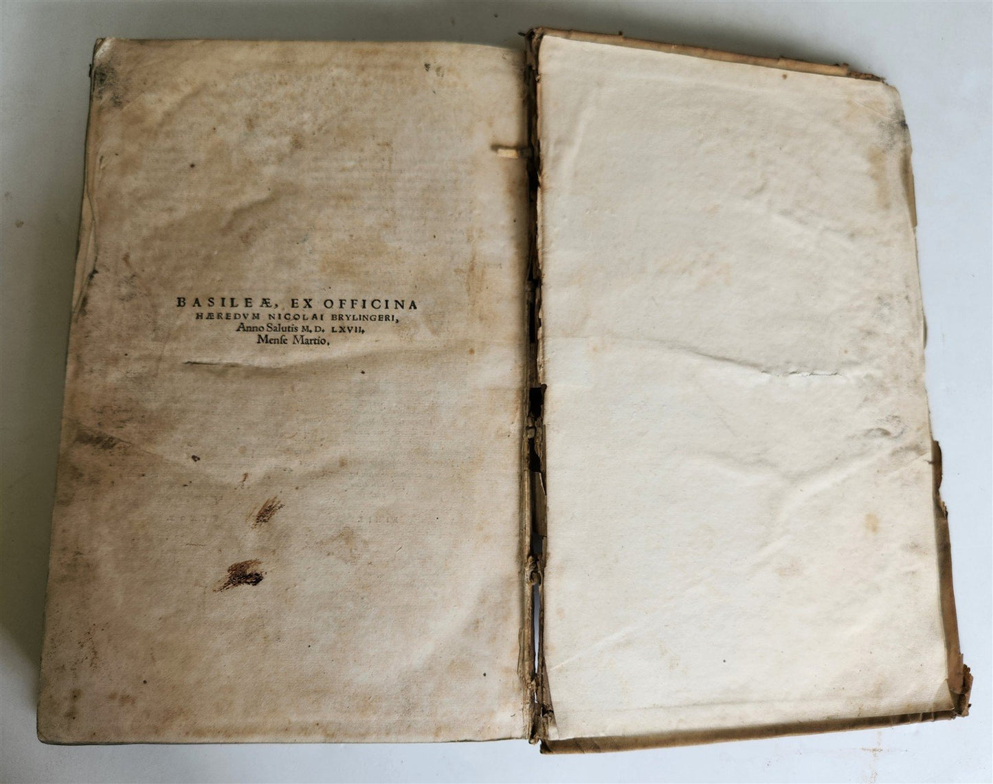 1567 HOMER in GREEK & LATIN FOLIO antique ILIAS ODYSSEA BATRACHOMYOMACHIA HYMNI