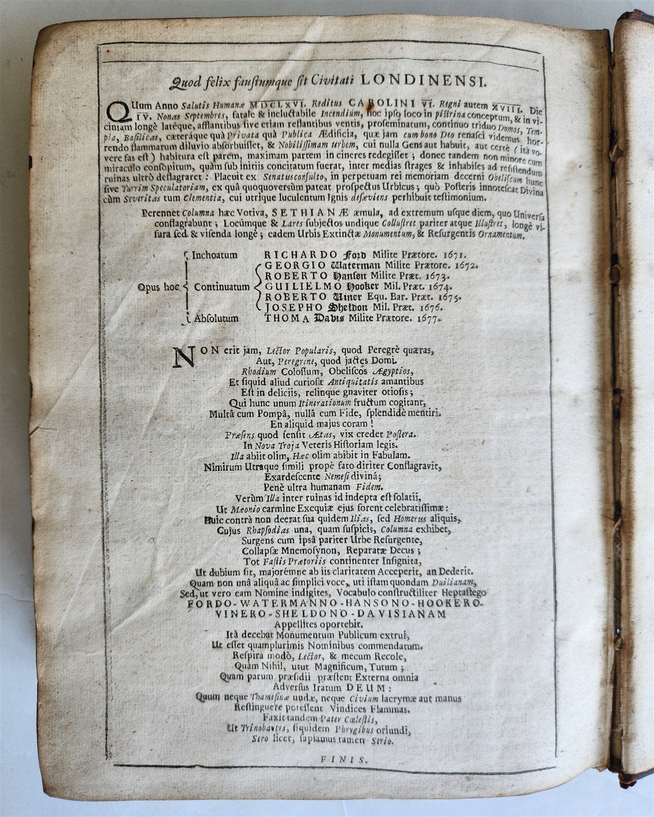 1678 LATIN DICTIONARY London ILLUSTRATED w/ MAPS antique