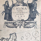 1635 MAP of CHINA JAPAN & KOREA antique ORIGINAL