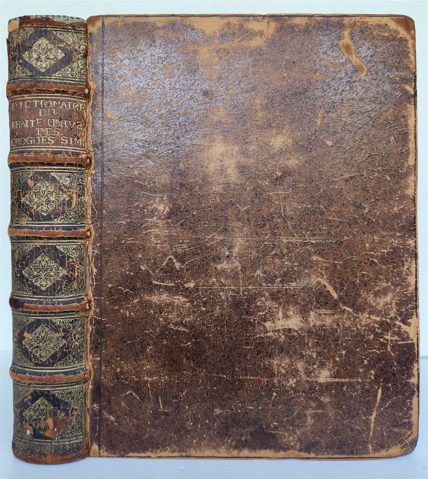1727 PHARMACOPEIA ILLUSTRATED Dictionary or Treatise on Simple Drugs antique