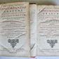 1718 GREEK BIBLE CONCORDANCE 2 volumes BLIND TOOLED VELLUM BINDING antique