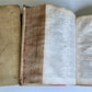 1718 GREEK BIBLE CONCORDANCE 2 volumes BLIND TOOLED VELLUM BINDING antique