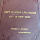 1897-1901 DEPARTMENT of DOCKS & FERRIES of NEW YORK REPORTS 6 VOLUMES antique