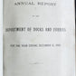 1897-1901 DEPARTMENT of DOCKS & FERRIES of NEW YORK REPORTS 6 VOLUMES antique