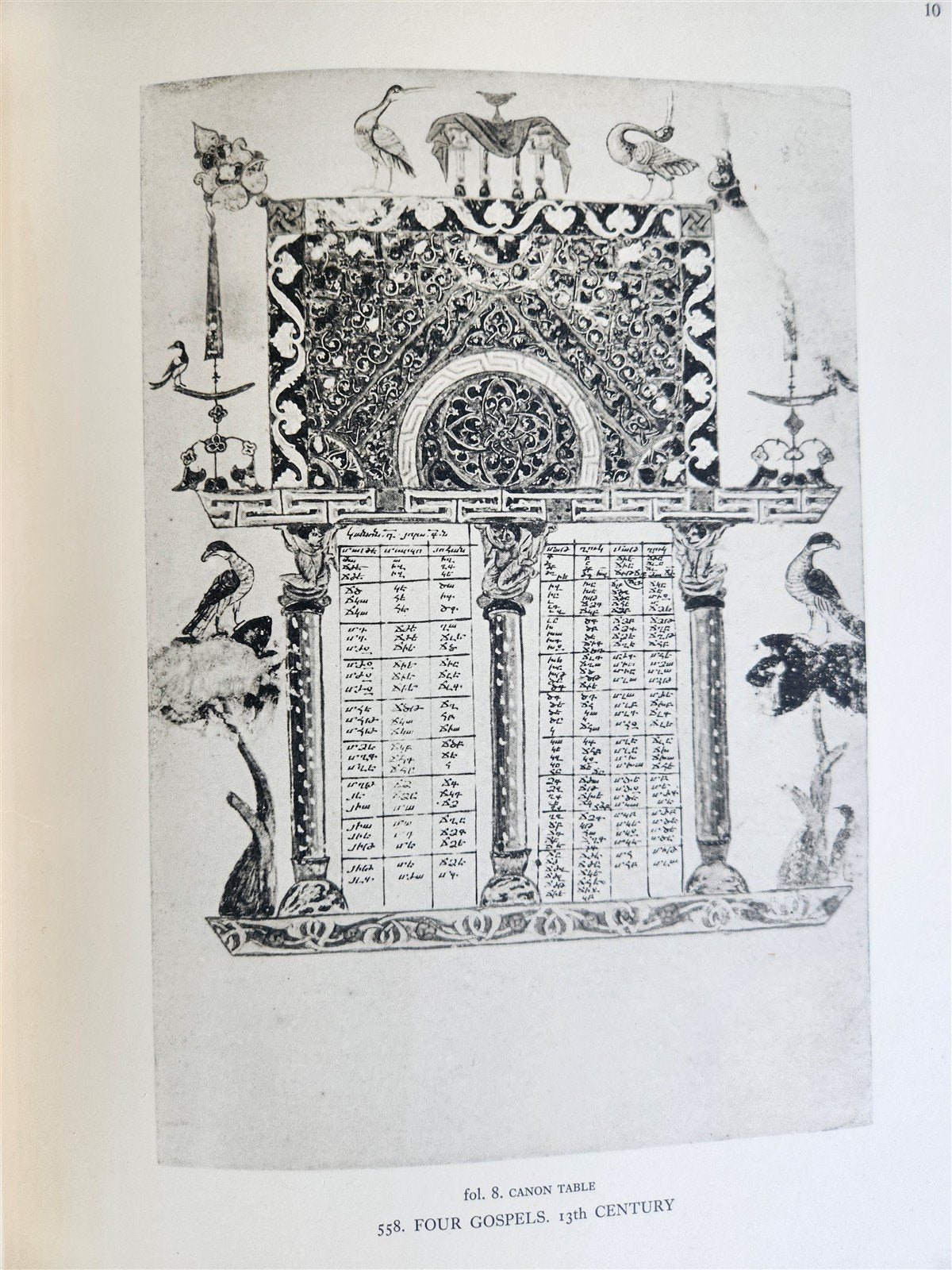 1958 ARMENIAN MANUSCRIPTS CATALOG Chester Beatty Library antique 2 FOLIO VOLUMES