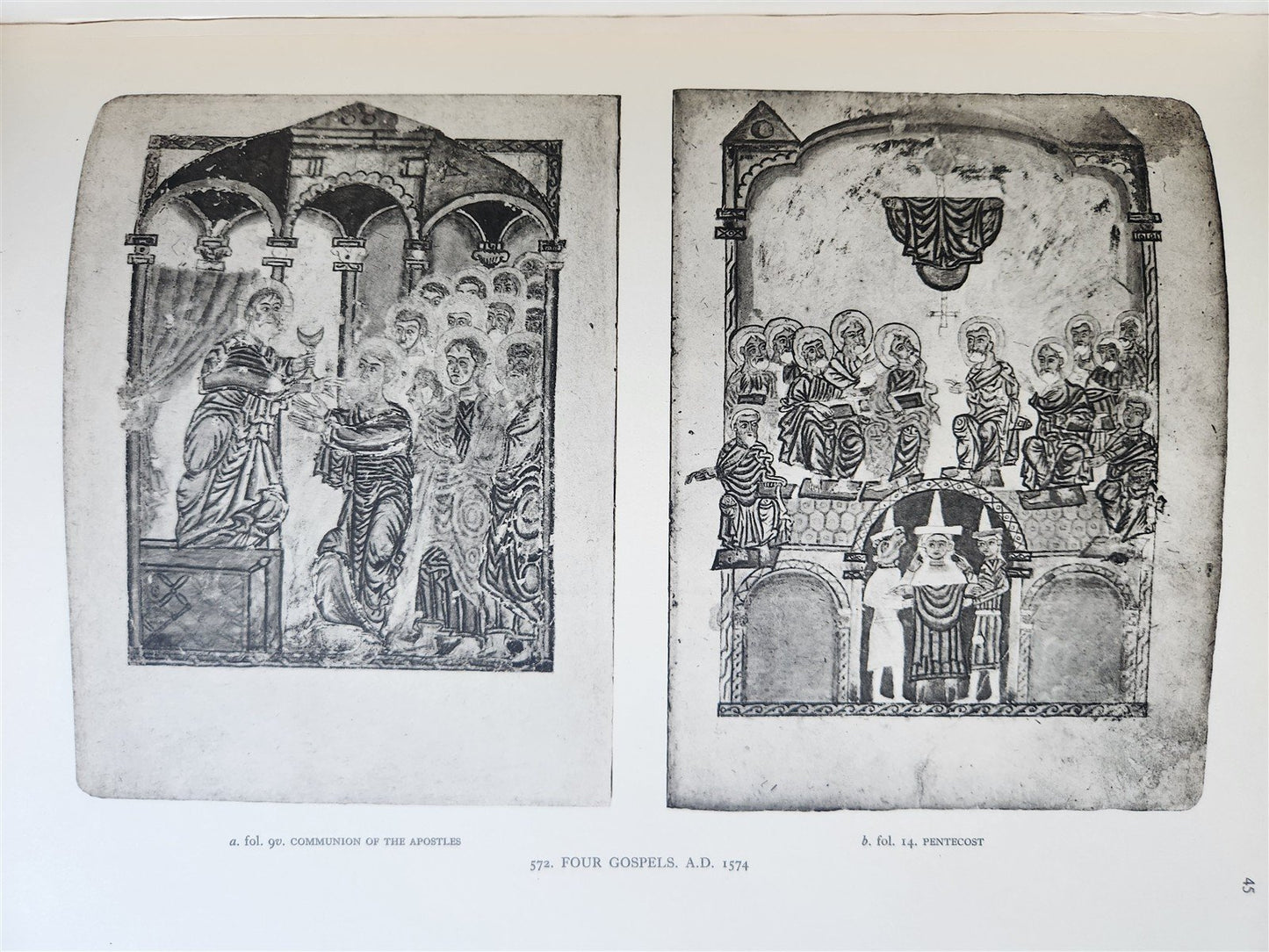 1958 ARMENIAN MANUSCRIPTS CATALOG Chester Beatty Library antique 2 FOLIO VOLUMES