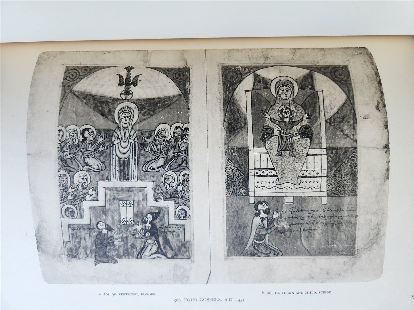 1958 ARMENIAN MANUSCRIPTS CATALOG Chester Beatty Library antique 2 FOLIO VOLUMES