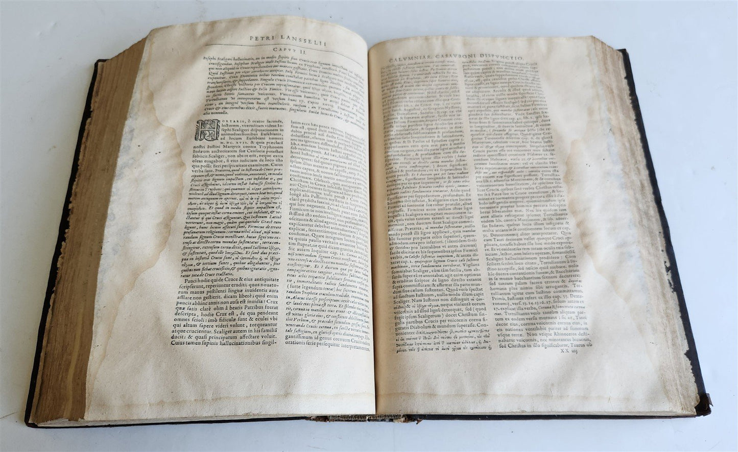 1615 Sancti IUSTIANI PHILOSOPHI et MARTYRIS OPERA antique FOLIO in GREEK & LATIN