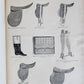 1890 MOSEMAN'S EQUESTRIAN TRADE CATALOG antique ILLUSTRATED FOLIO Americana