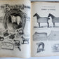 1890 MOSEMAN'S EQUESTRIAN TRADE CATALOG antique ILLUSTRATED FOLIO Americana