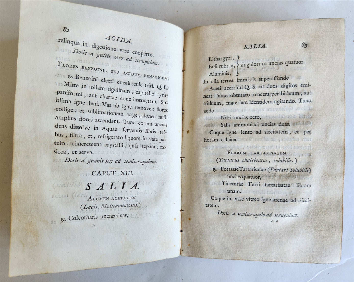 1794 PHARMACOPAIA in SPANISH antique Pharmacopoea Hispana